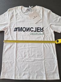 T-shirt ragazzo scritta MONCLER  - Nuova!