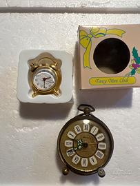OrologiVintageSveglia Ottone+ Mini Orologio "Fancy