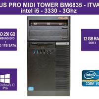 PC ASUS i5-3330 12GB RAM 250GB SSD EVO + 1TB HDD