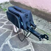 Borsa posteriore bici con attacco autoportante