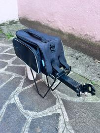 Borsa posteriore bici con attacco autoportante