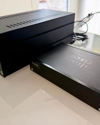 Switch audiofilo Cisco con alimentazione separata
