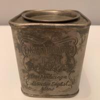 Contenitore per Tè placcato argento vintage