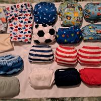 18 pannolini lavabili