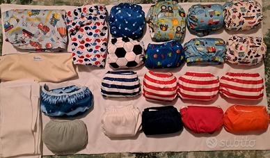 18 pannolini lavabili