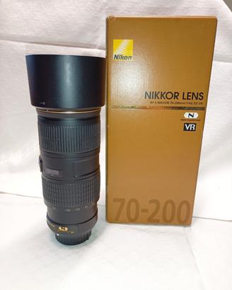 obiettivo nikon 70-200 F4 G ED VR