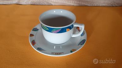 tazze caffè americano, cappuccino o the