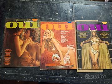 Lotto 3 riviste OUI in lingua inglese