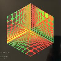 Victor Vasarely con timbro della Fondazione