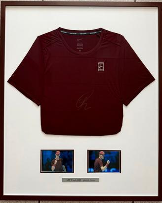 Maglia Nike ufficiale autografata da Jannik Sinner