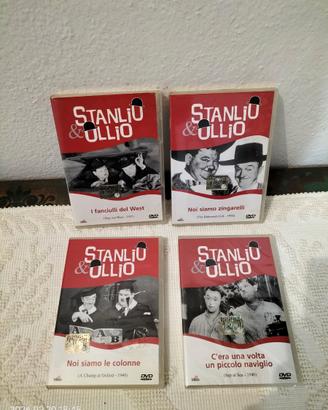 Lotto 4 DVD Stanlio & Ollio originali 1 sigillato