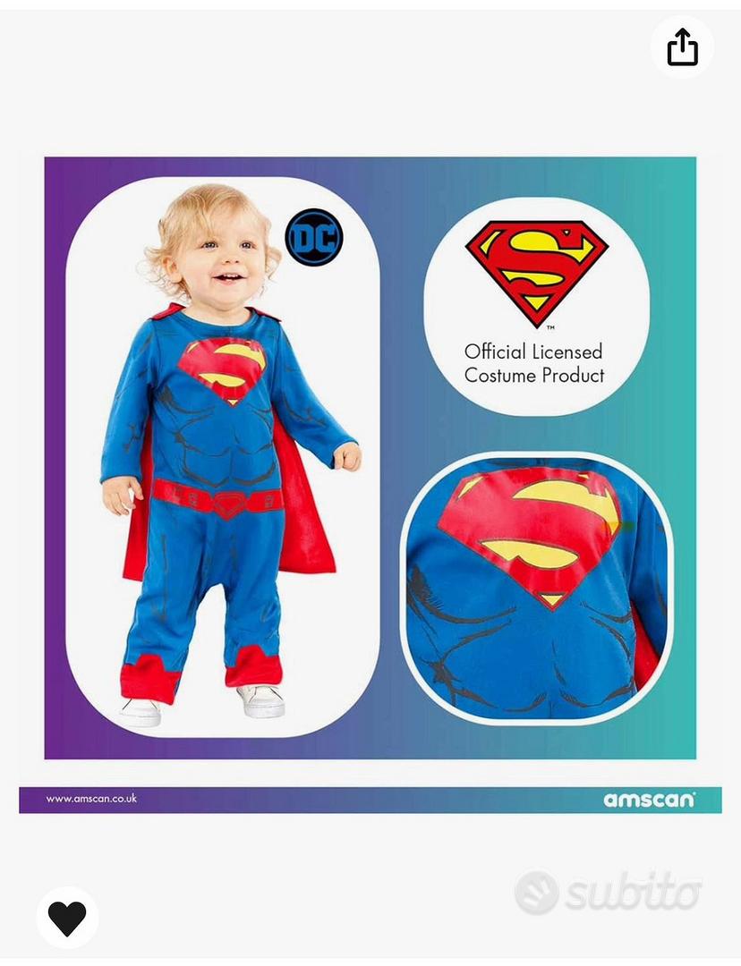 Costume carnevale SUPERMAN CON MUSCOLI per bambino - Tutto per i bambini In  vendita a Torino