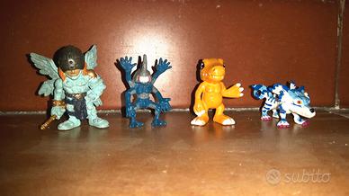 4 Digimon  giochi giocattoli pupazzetti