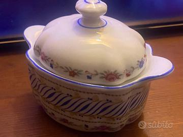 Zuppiera Monoporzione Limoges – Dipinta a Mano "A