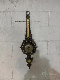 Barometro vintage di bronzo