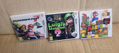 lotto 2 giochi nintendo 3ds super mario e luigi