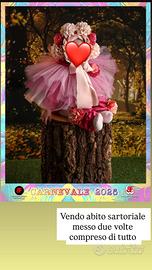 Vestito Carnevale Bambina