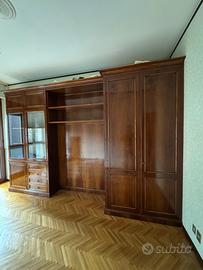 Armadio/libreria in legno d’antiquariato