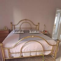 LETTO MATRIMONIALE OTTONE LIPPARINI 190x165