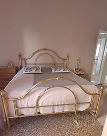 LETTO MATRIMONIALE OTTONE LIPPARINI 190x165