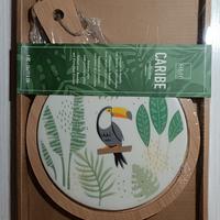 tagliere tondo in ceramica