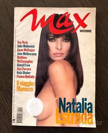 rivista Max Novembre 1996 Natalia Estrada