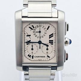 CARTIER TANK FRANCESE ACCIAIO REF.2303