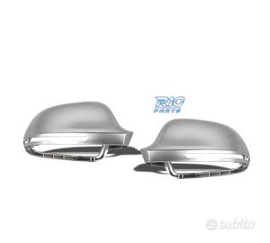 GUSCI SPECCHIETTI AUDI A3 8P 08-10 ALLUMINIO CROMA