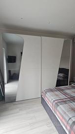 Armadio 2 ante scorrevoli con specchio