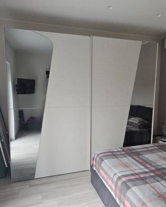 Armadio 2 ante scorrevoli con specchio