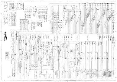 Schema elettrico per flipper Gottlieb STAR TREK