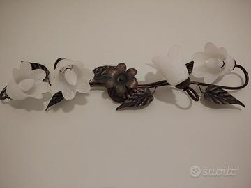 lampadario da muro 4 luci