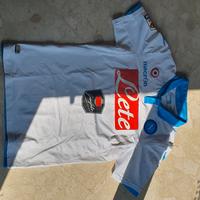 Maglia Napoli Inler 88 match worn firmata original