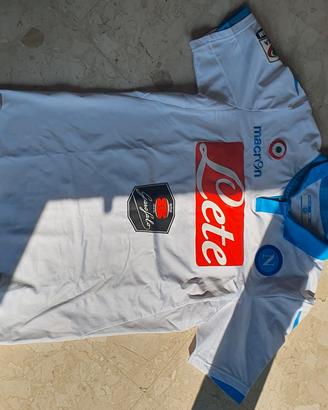 Maglia Napoli Inler 88 match worn firmata original