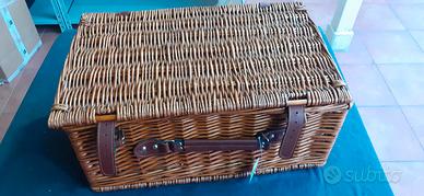 Cesto Picnic Santal in vimini cestino pic-nic