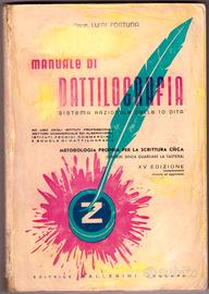 Fortuna Manuale di dattilografia 15a ed 1966 usato