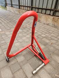 Cavalletto posteriore moto monobraccio 