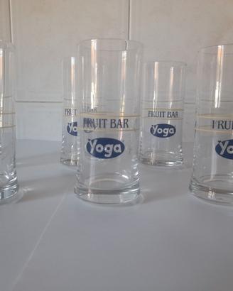 Bicchieri Yoga FRUIT BAR pubblicitari.