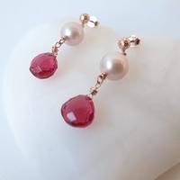 Orecchini in argento 925 placcati in oro rosa