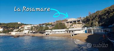 La Rosamare, Castiglioncello, discesa mare,posto a