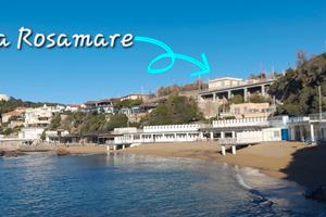 La Rosamare, Castiglioncello, discesa mare,posto a