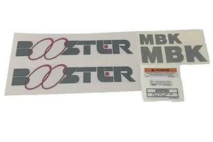 ADESIVI MBK BOOSTER 50 TRASPARENTE SCRITTA GRIGIO 