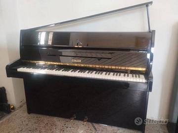 Pianoforte Sauter tedesco con trasporto e panca