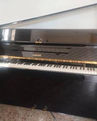 Pianoforte Sauter tedesco con trasporto e panca