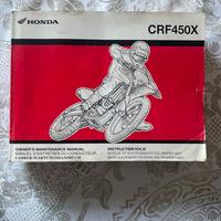 Manuale Honda CRF450X