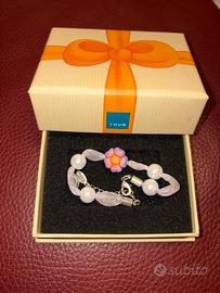 Bracciale THUN Originale con Fiore e Perle