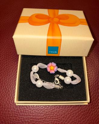 Bracciale THUN Originale con Fiore e Perle