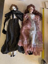 Bambole vintage in porcellana da collezione