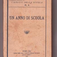Un anno di scuola Guida per maestro 1924 fascismo