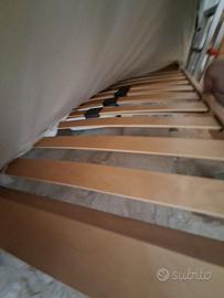 Reti in legno letti singoli + materassi